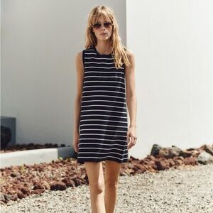 NEW Zara Striped Knit Mini Dress
